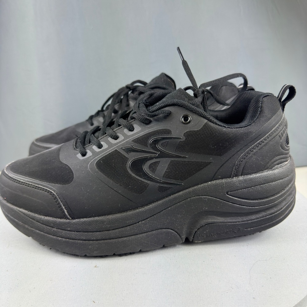 Gravity Defyer G-Defy Ion Mens Size 8.5 X-Wide Walking Shoes Black Sneaker Work